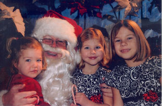 Santa and the girls